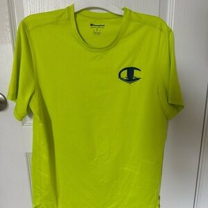 Champion Men's Bright Yellow Tee